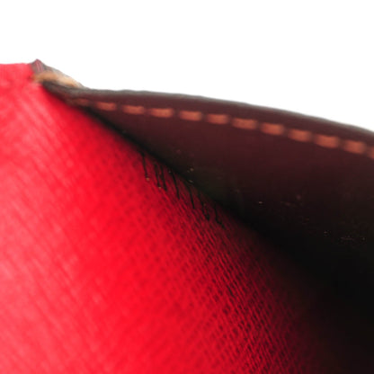 Louis Vuitton Damier Ebene Josephine Wallet Red 7 of 7