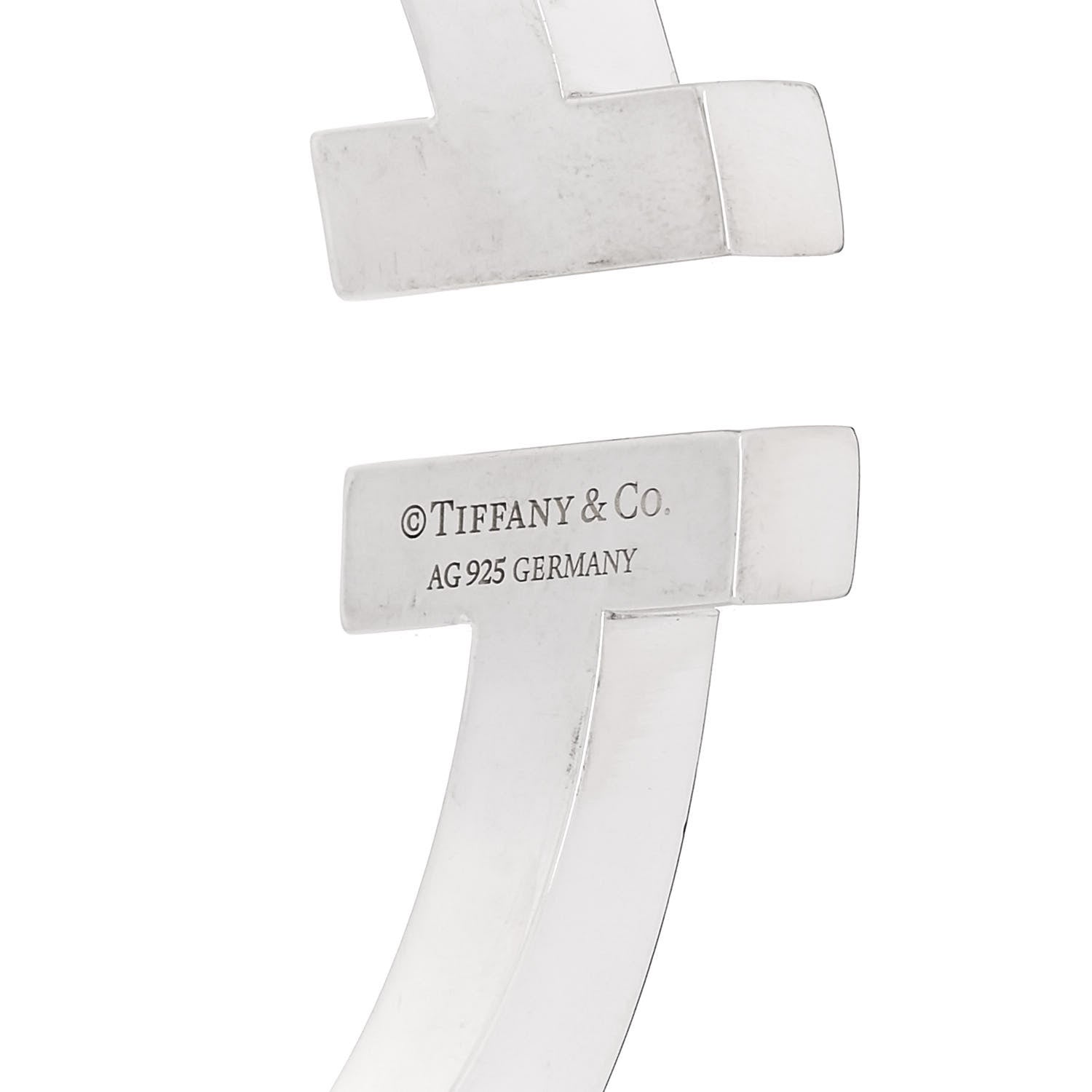 Tiffany Sterling Silver T Square Bracelet 3 of 4