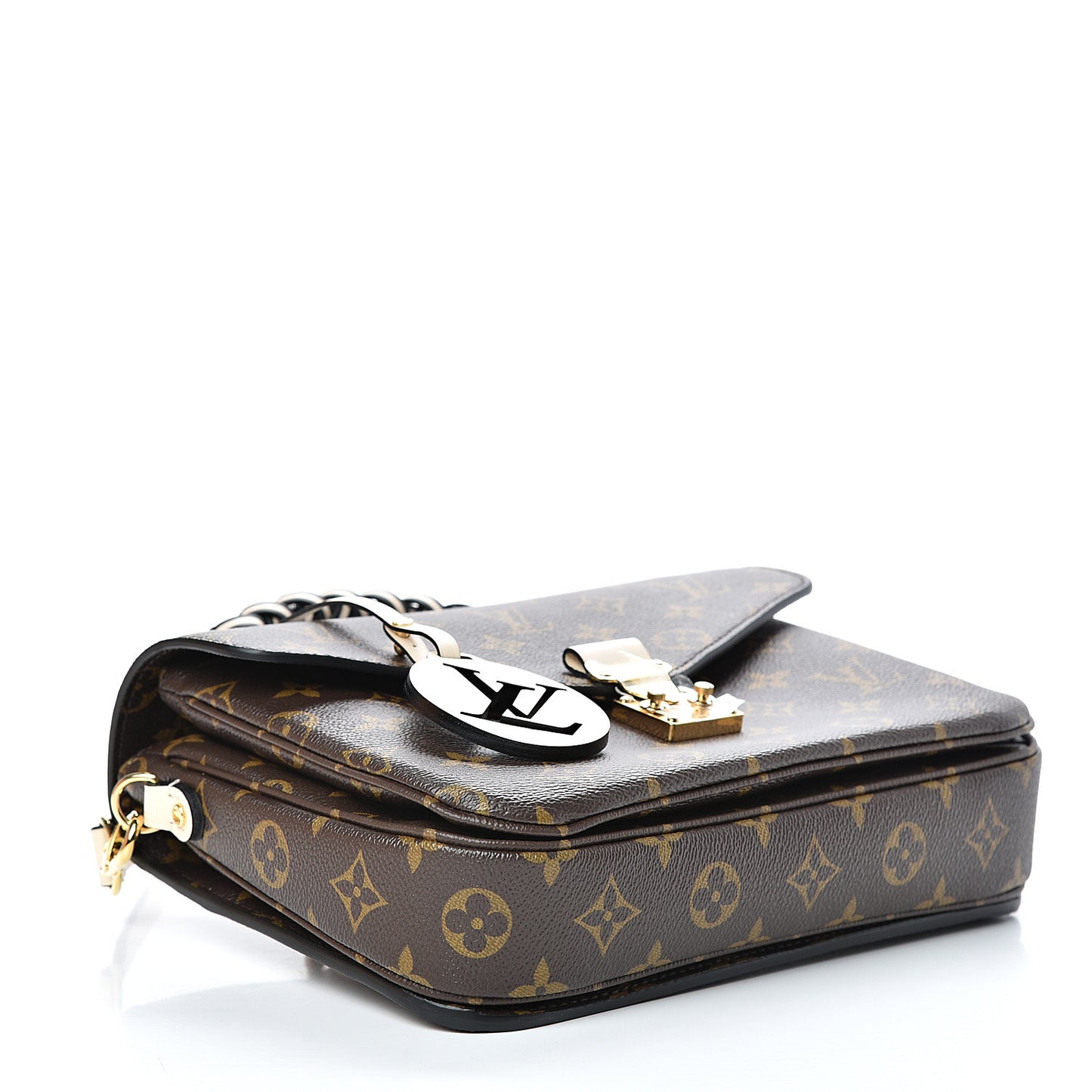 Monogram Braided Pochette Metis Creme Beige