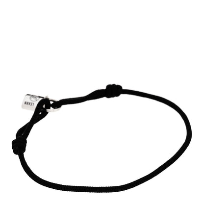 Louis Vuitton Sterling Silver Lockit Adjustable Cord Bracelet Black 2 of 5