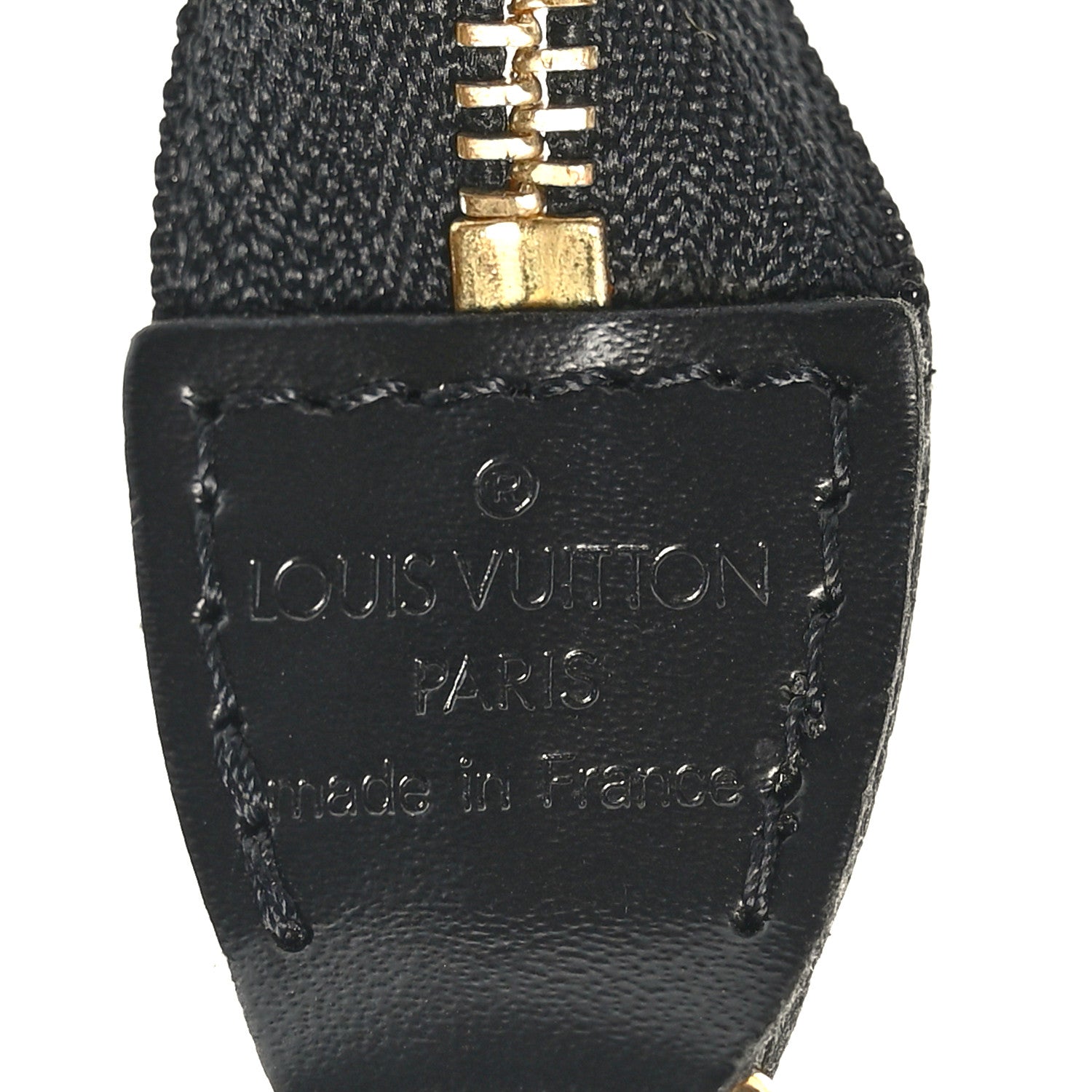 Louis Vuitton Epi Pochette Accessories 24 Black 6 of 8