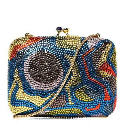 Judith Leiber Swarovski Crystal Miniaudiere Clutch Multicolor 1 of 8
