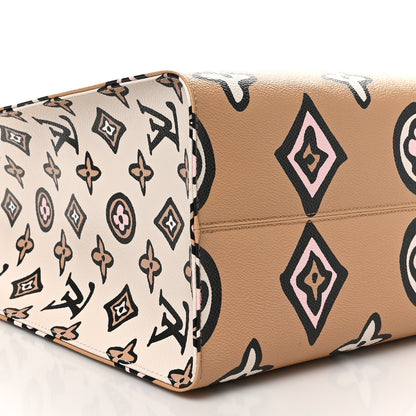 Louis Vuitton Monogram Giant Wild At Heart Onthego GM Arizona 8 of 9