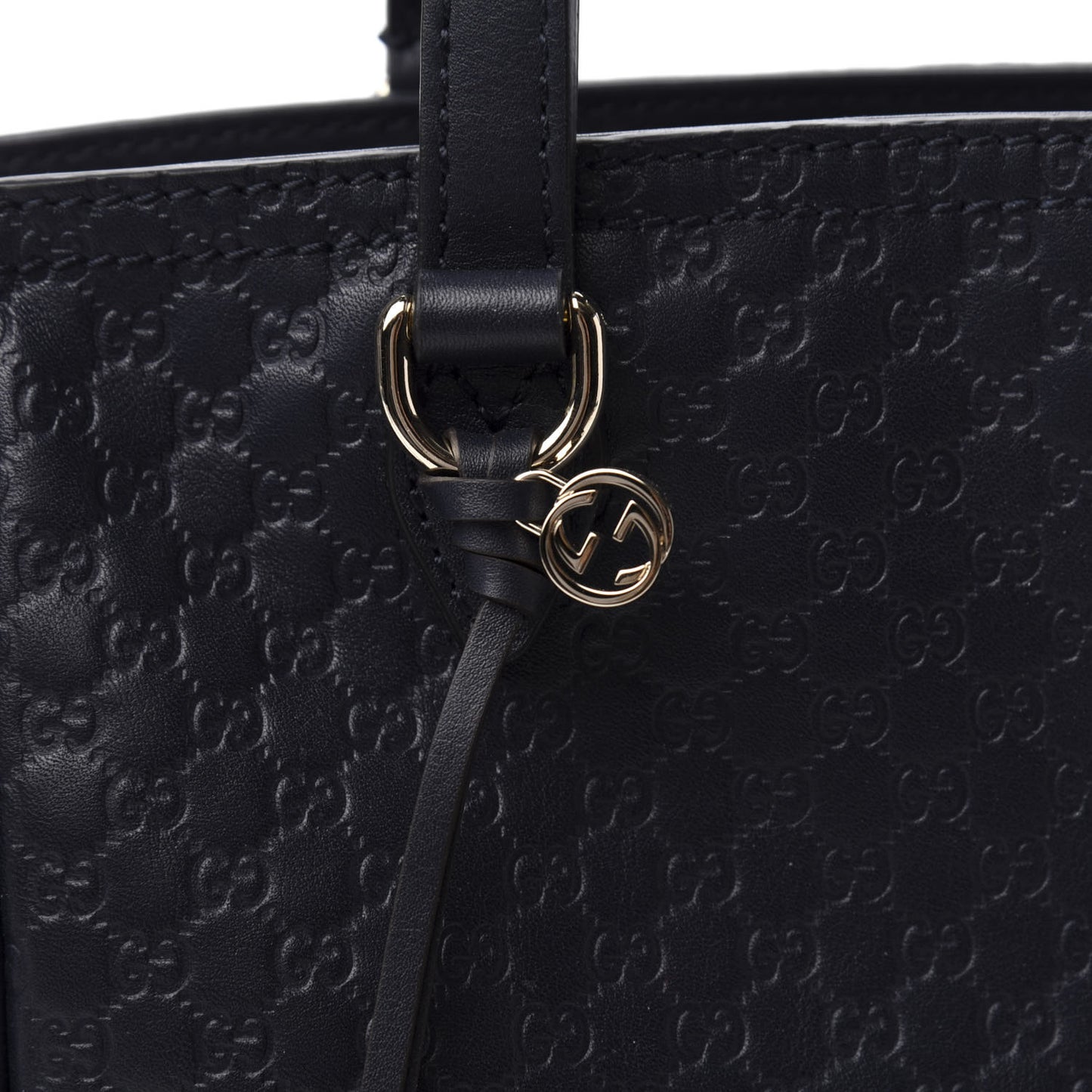 Microguccissima Small Bree Tote Navy