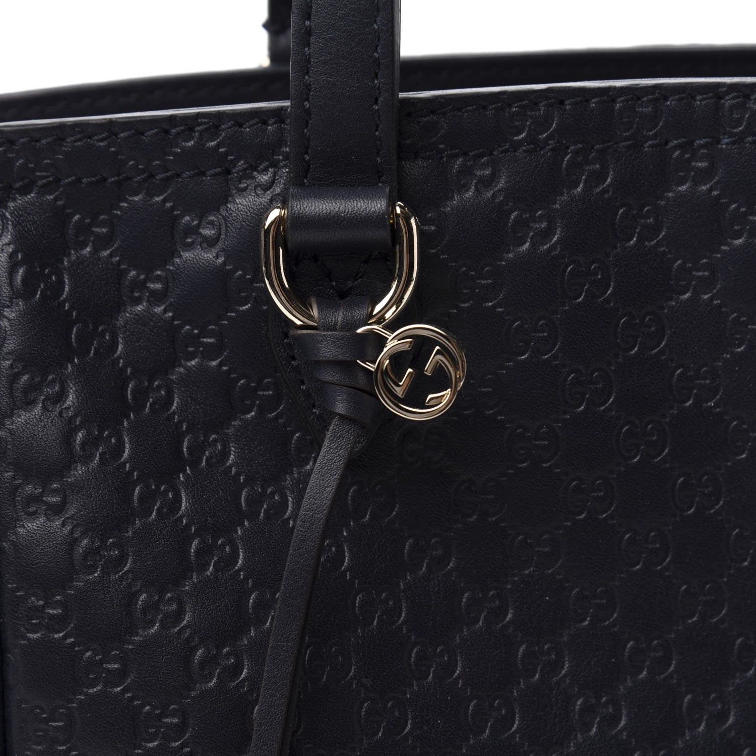 Gucci Microguccissima Small Bree Tote Navy 10 of 10
