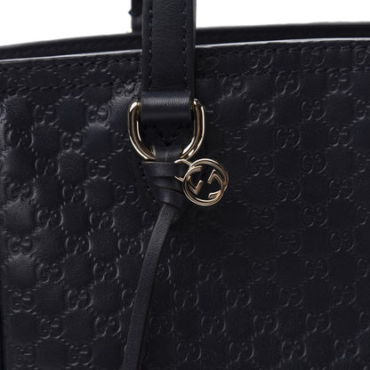 Gucci Microguccissima Small Bree Tote Navy 10 of 10