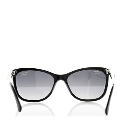 Chanel Cat Eye Chain Polarized Sunglasses 5260-Q Black 8 of 9