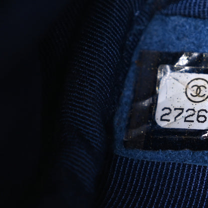 Chanel Caviar Quilted CC Day Camera Case Blue 7 of 10
