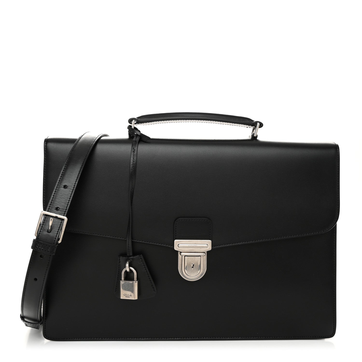 Celine Box Cartable Medium Briefcase Black 1 of 10