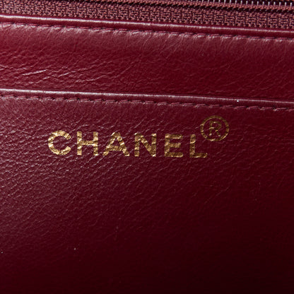 Chanel Lambskin Quilted XL Jumbo Single Flap Black 6 of 14