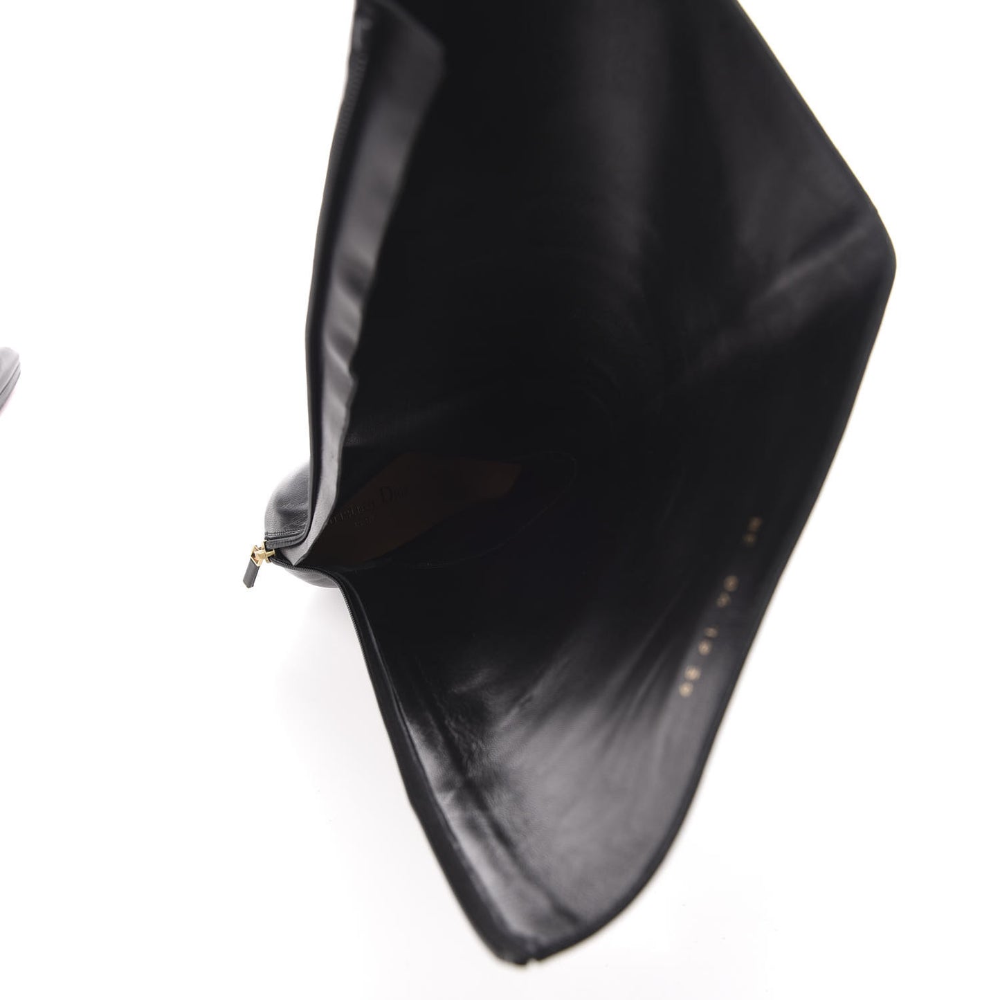 Nappa Dioretre Knee High Boots 39 Black