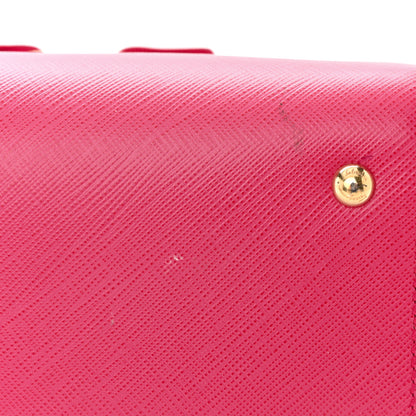 Salvatore Ferragamo Saffiano Carrie Shoulder Bag Pink 10 of 12