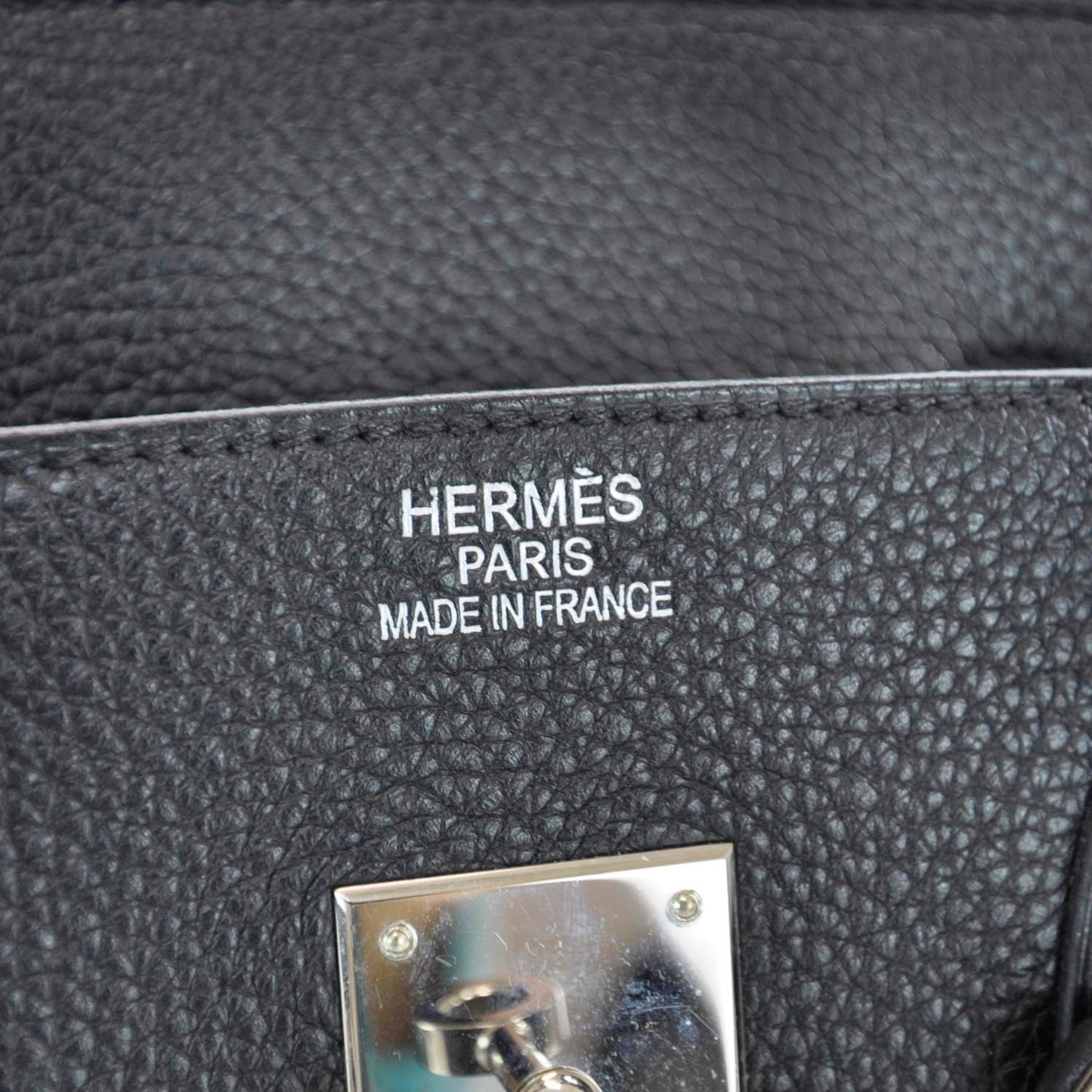 Taurillon Clemence Birkin 35 Black