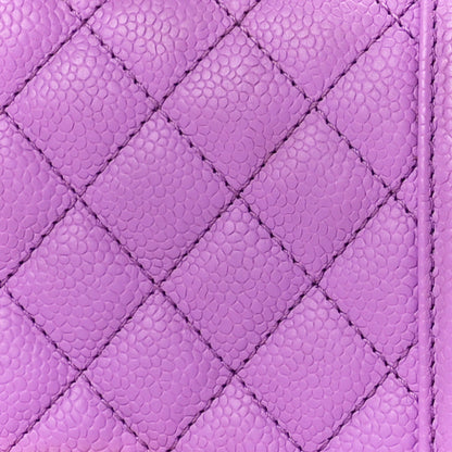 Chanel Caviar Quilted Small Boy Flap Violet 8 of 11
