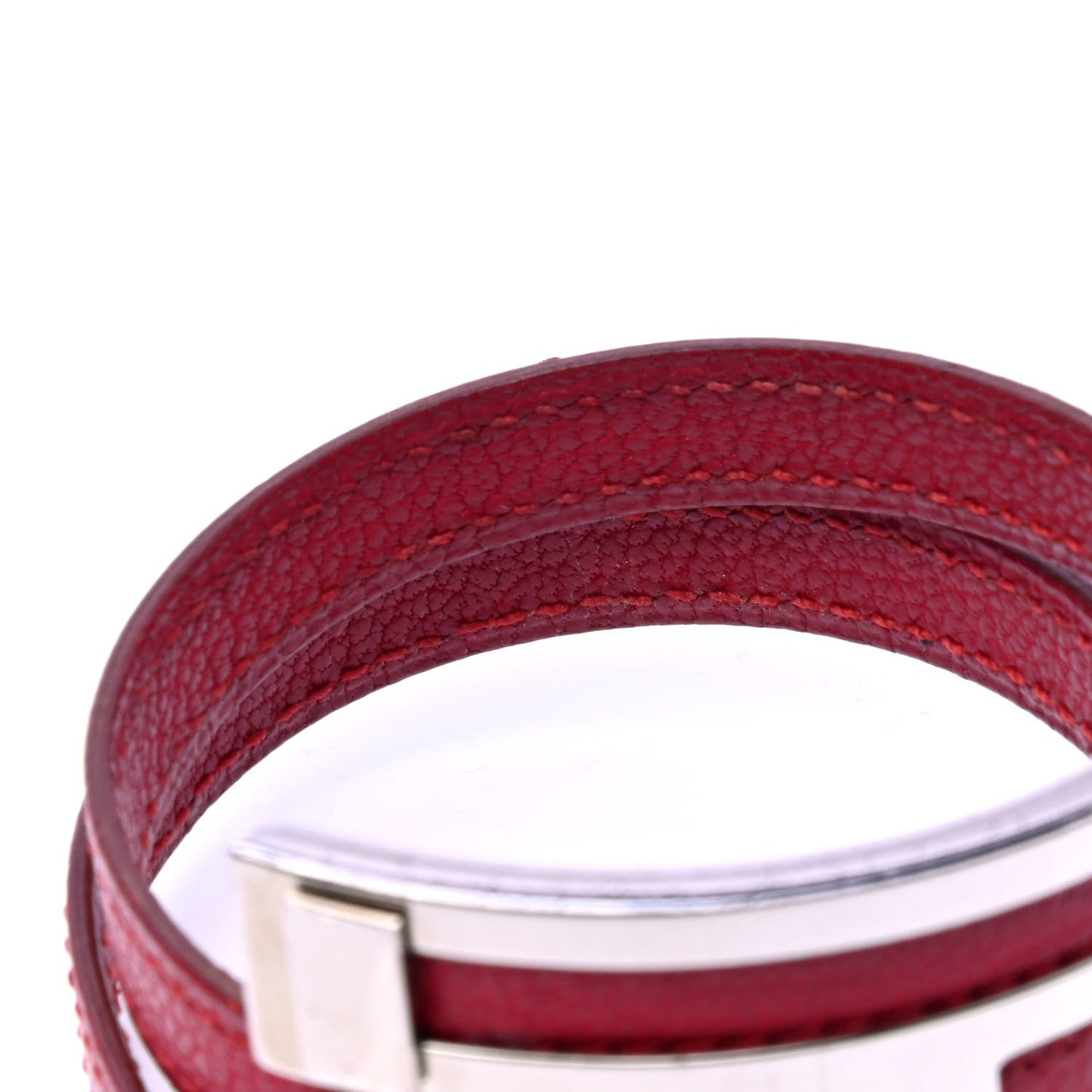 Chevre Mysore Pousse Pousse Bracelet Rouge Vif