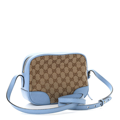 Gucci Monogram Mini Bree Messenger Bag Beige Mineral Blue 3 of 14
