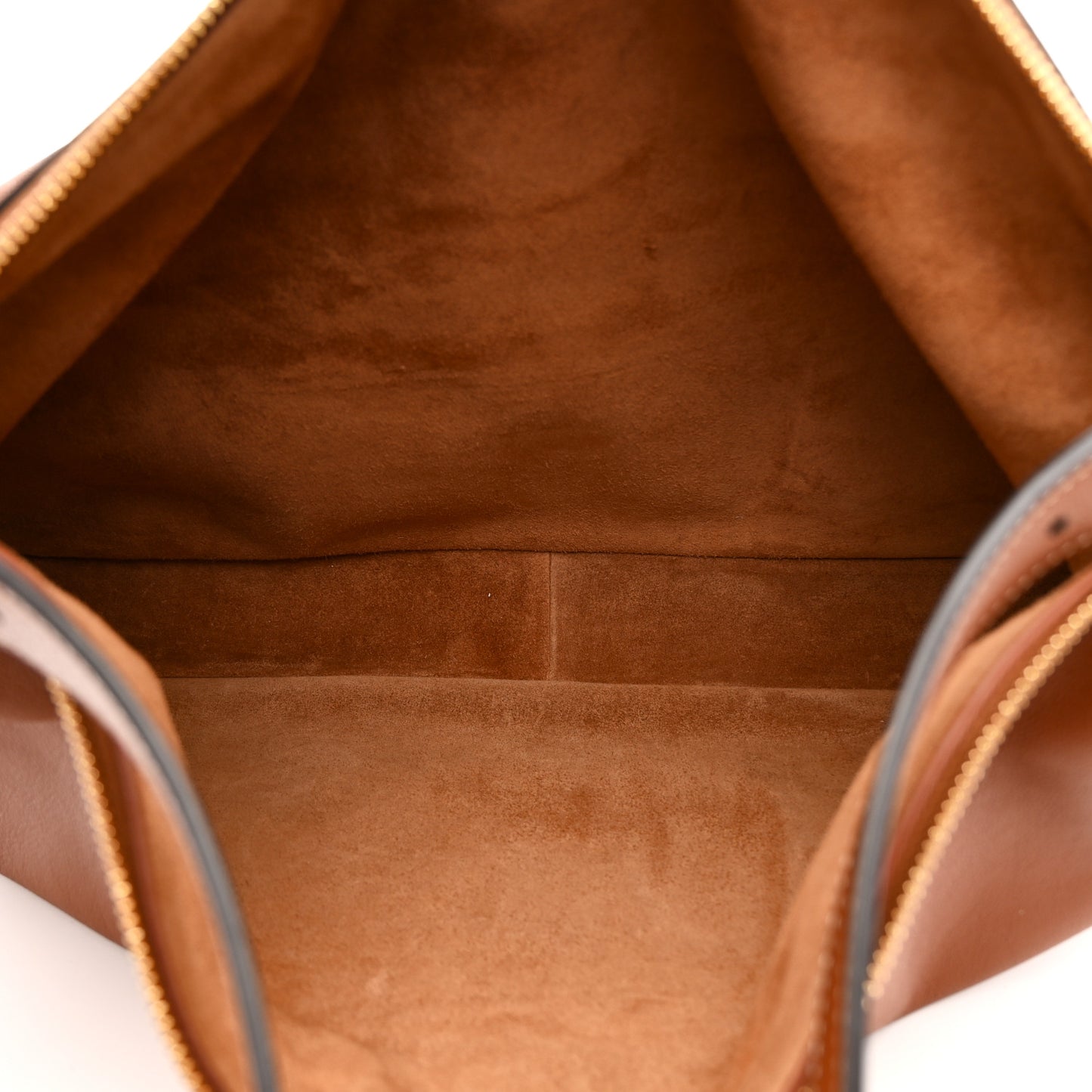 Supple Calfskin Large Romy Shoulder Bag Tan