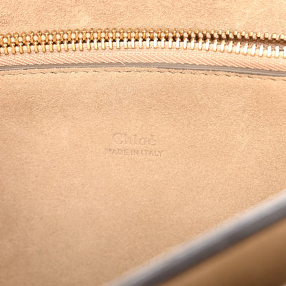 Chloe Suede Patchwork Medium Faye Shoulder Bag Brown Multicolor 7 of 15