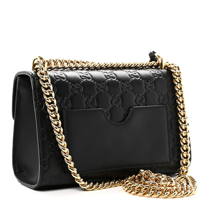 Gucci Guccissima Small Padlock Shoulder Bag Black 3 of 10