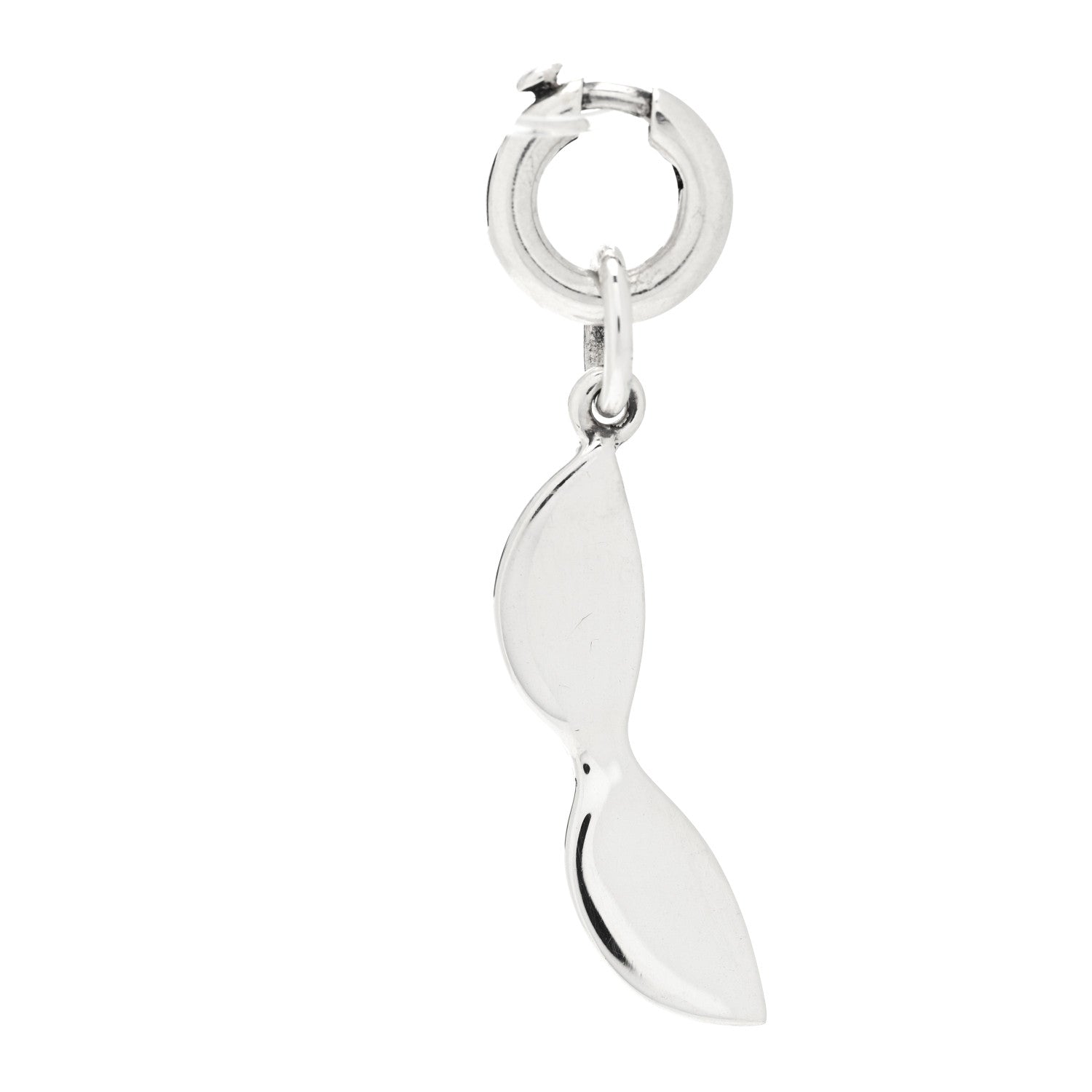 Tiffany Sterling Silver Enamel Sunglasses Charm Black 3 of 4