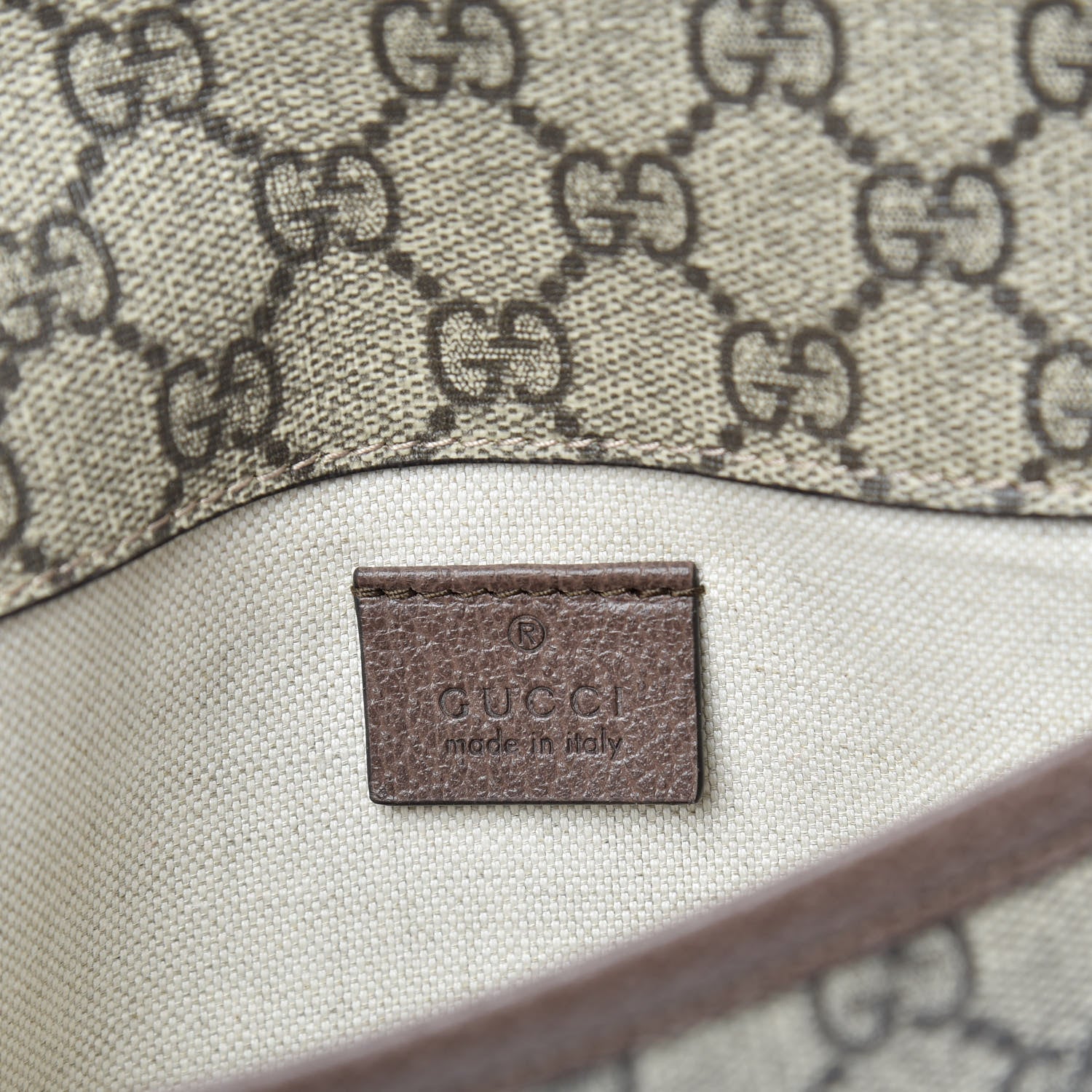Gucci GG Supreme Monogram Neo Vintage Web Belt Bag Brown 5 of 8