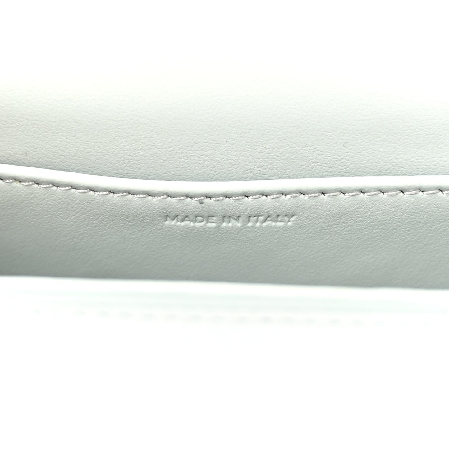 Shiny Calfskin Mini Claude Soft Blue