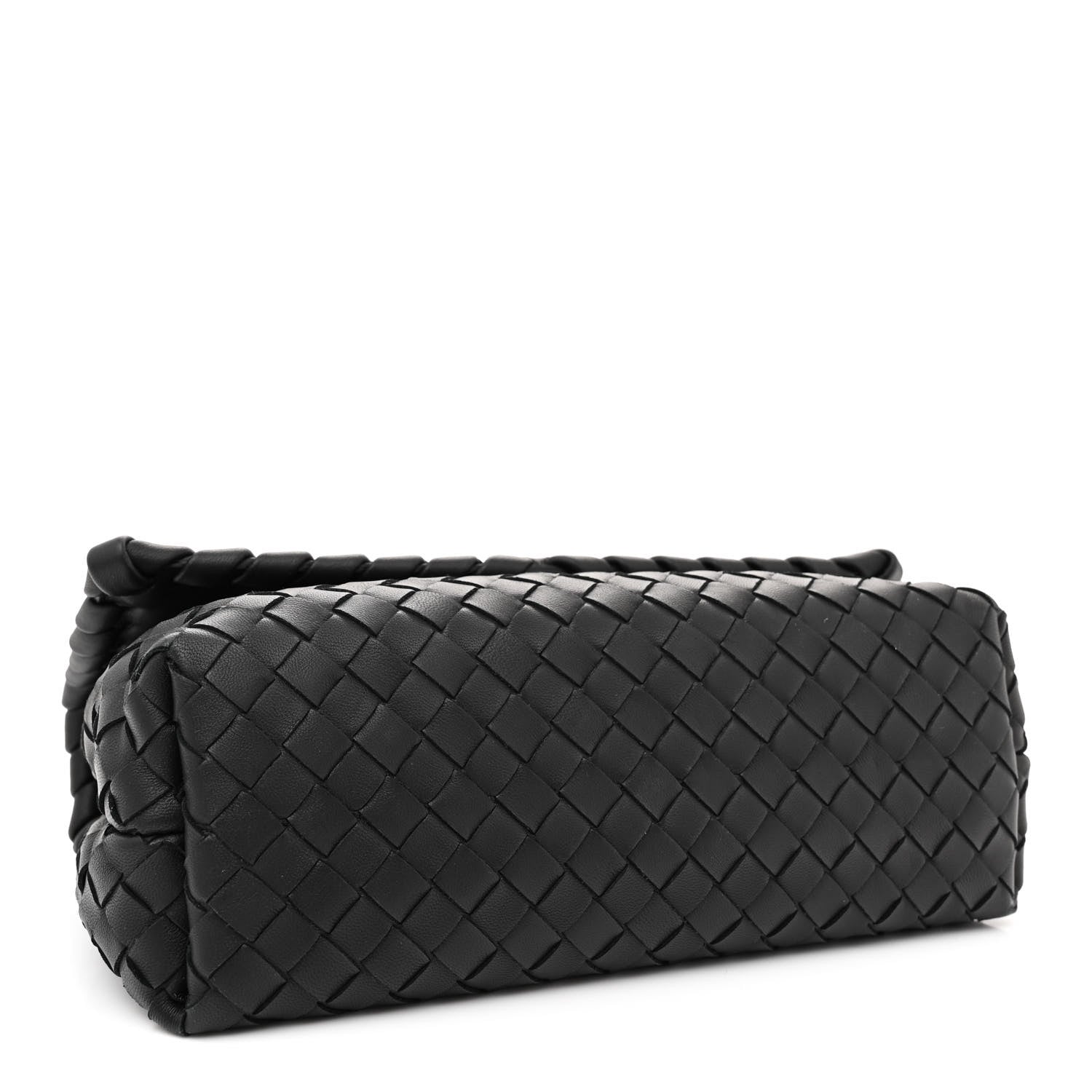 Bottega Veneta Nappa Intrecciato Baby Olimpia Shoulder Bag Black 4 of 10