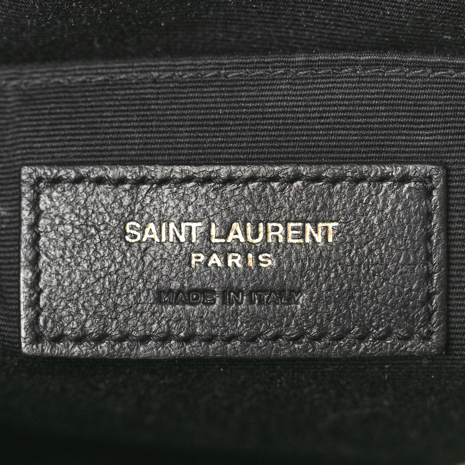 Saint Laurent Calfskin Matelasse Monogram Lou Camera Bag Black 6 of 13