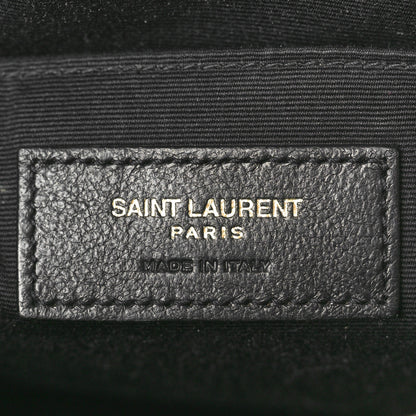 Saint Laurent Calfskin Matelasse Monogram Lou Camera Bag Black 6 of 13