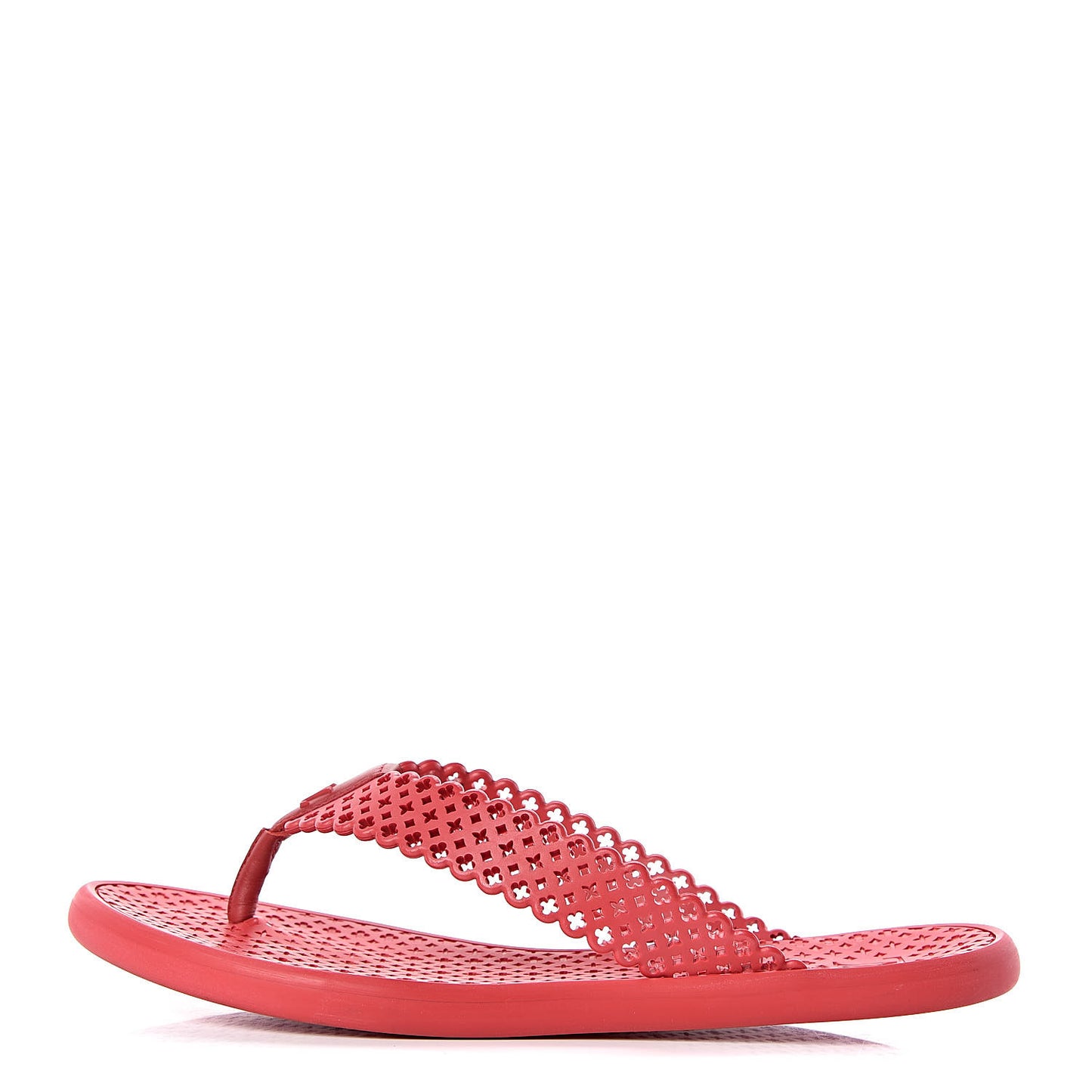 Rubber Tatoo Thong Sandals 39 Rouge