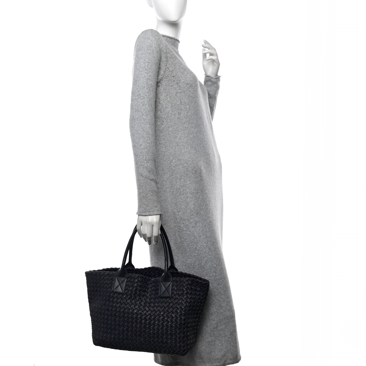 Bottega Veneta Nappa Intrecciato Small Cabat Dark Purple 3 of 11