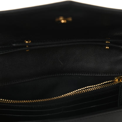 Saint Laurent Calfskin Crossbody Bag Black 10 of 11