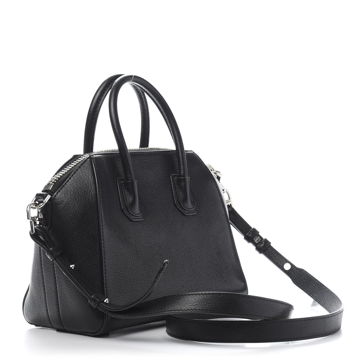 Sugar Goatskin Mini Antigona Black