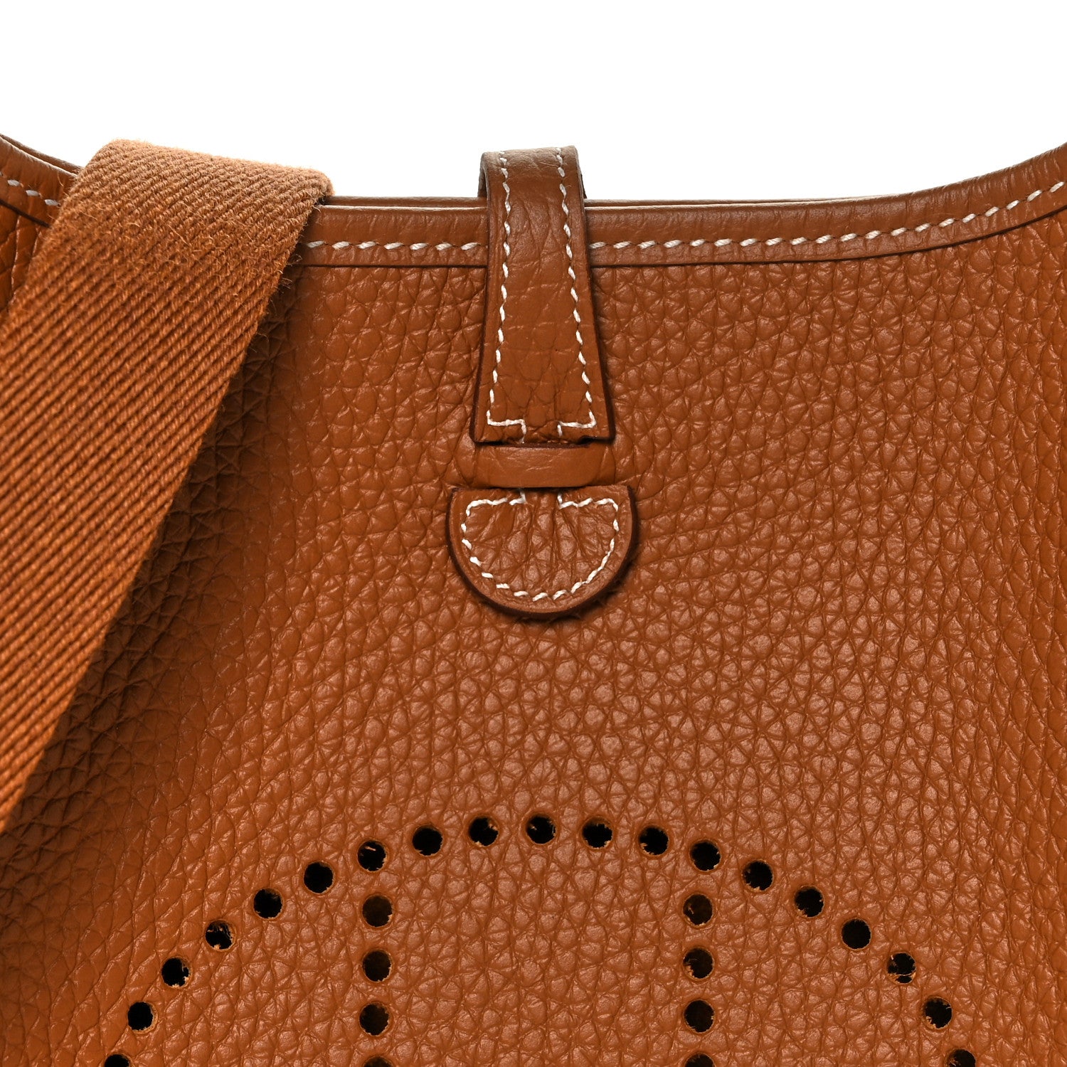 Hermes Taurillon Clemence Evelyne TPM Gold 7 of 9