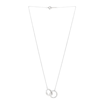 Tiffany Sterling Silver 1837 Interlocking Circles Pendant Necklace 3 of 4