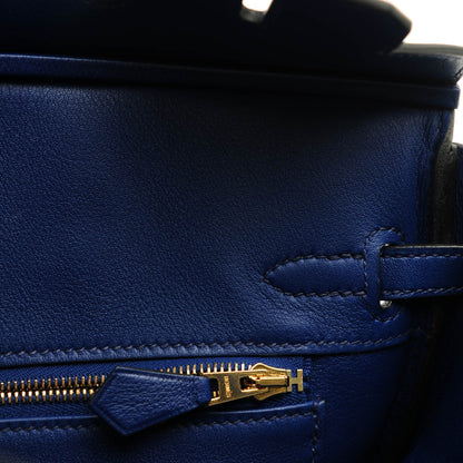 Hermes Swift Birkin 25 Bleu Saphir 14 of 21