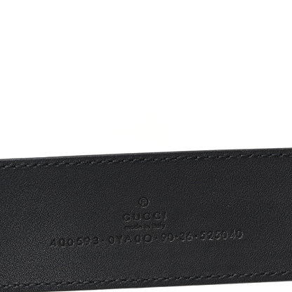 Gucci Calfskin Double G 40mm Belt 90 36 Black 3 of 5