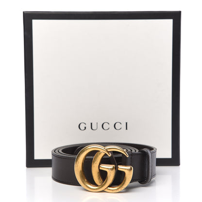 Gucci Moon Calfskin Double G 30mm Belt 90 36 Dark Cocoa 8 of 8
