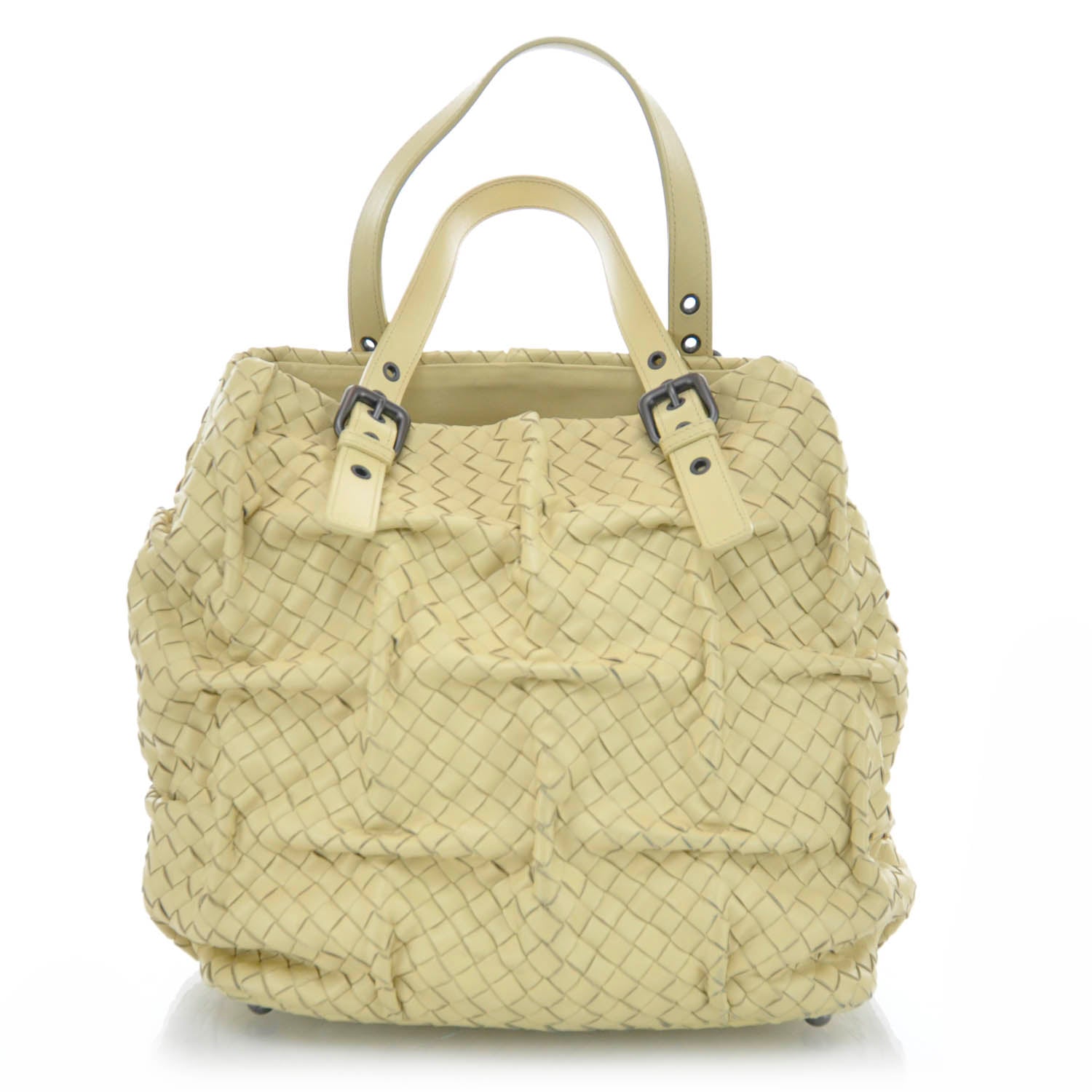 Bottega Veneta Nappa Intrecciato Tote Cream 3 of 9