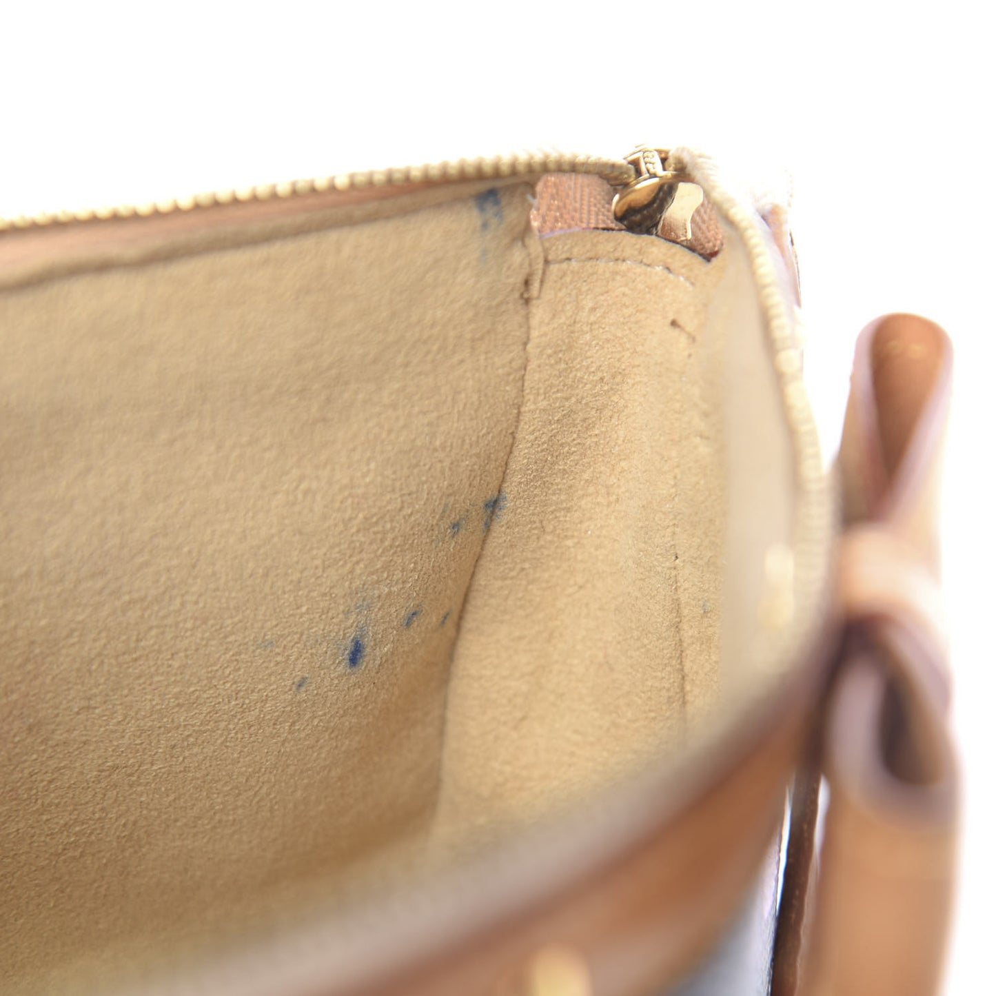 Monogram Cherry Blossom Pochette Accessories Brown