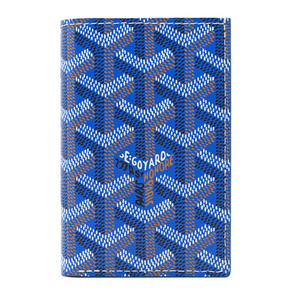 Goyard Goyardine Saint Pierre Card Holder Blue 1 of 7