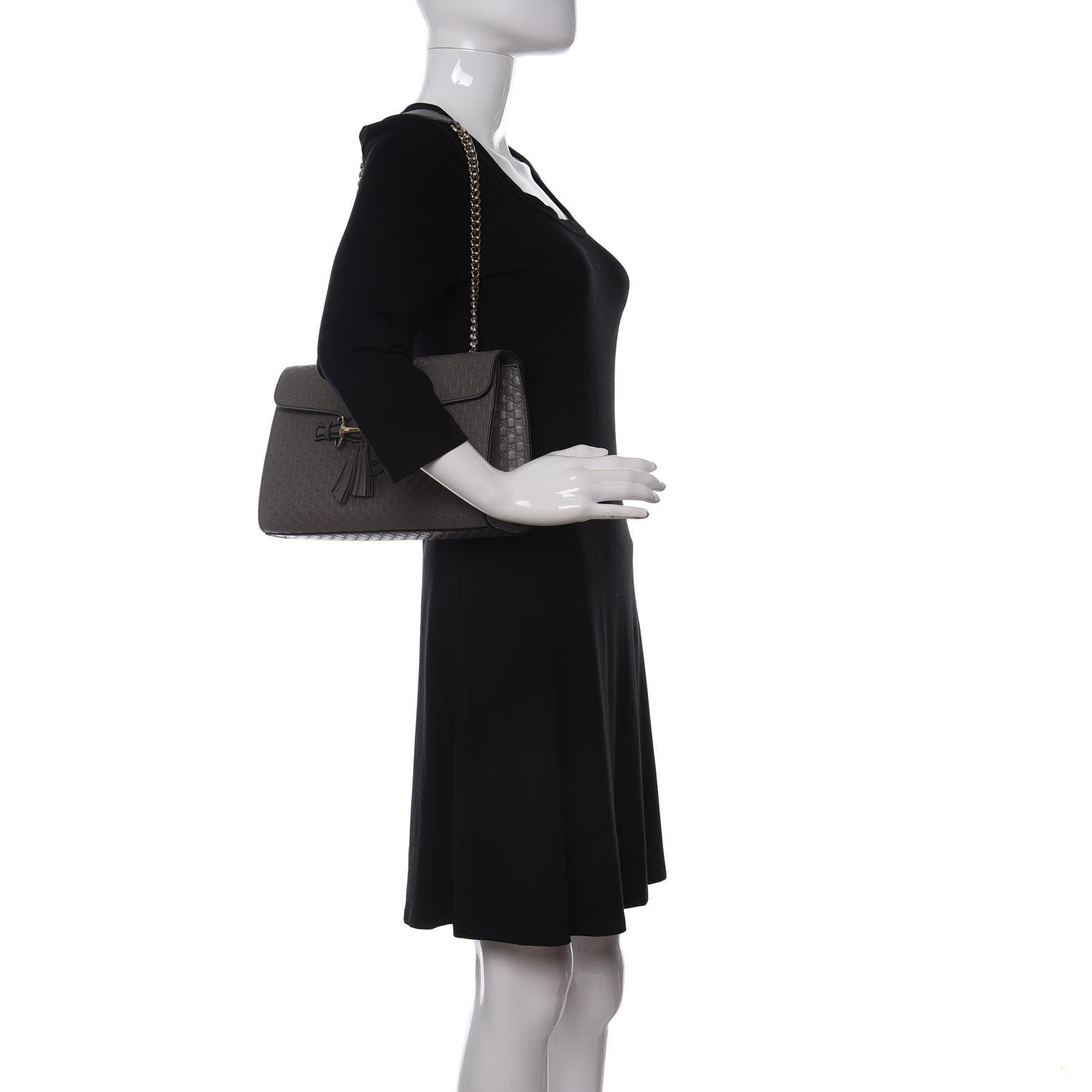 Gucci Soft Microguccissima Medium Emily Chain Shoulder Bag Loess 2 of 11