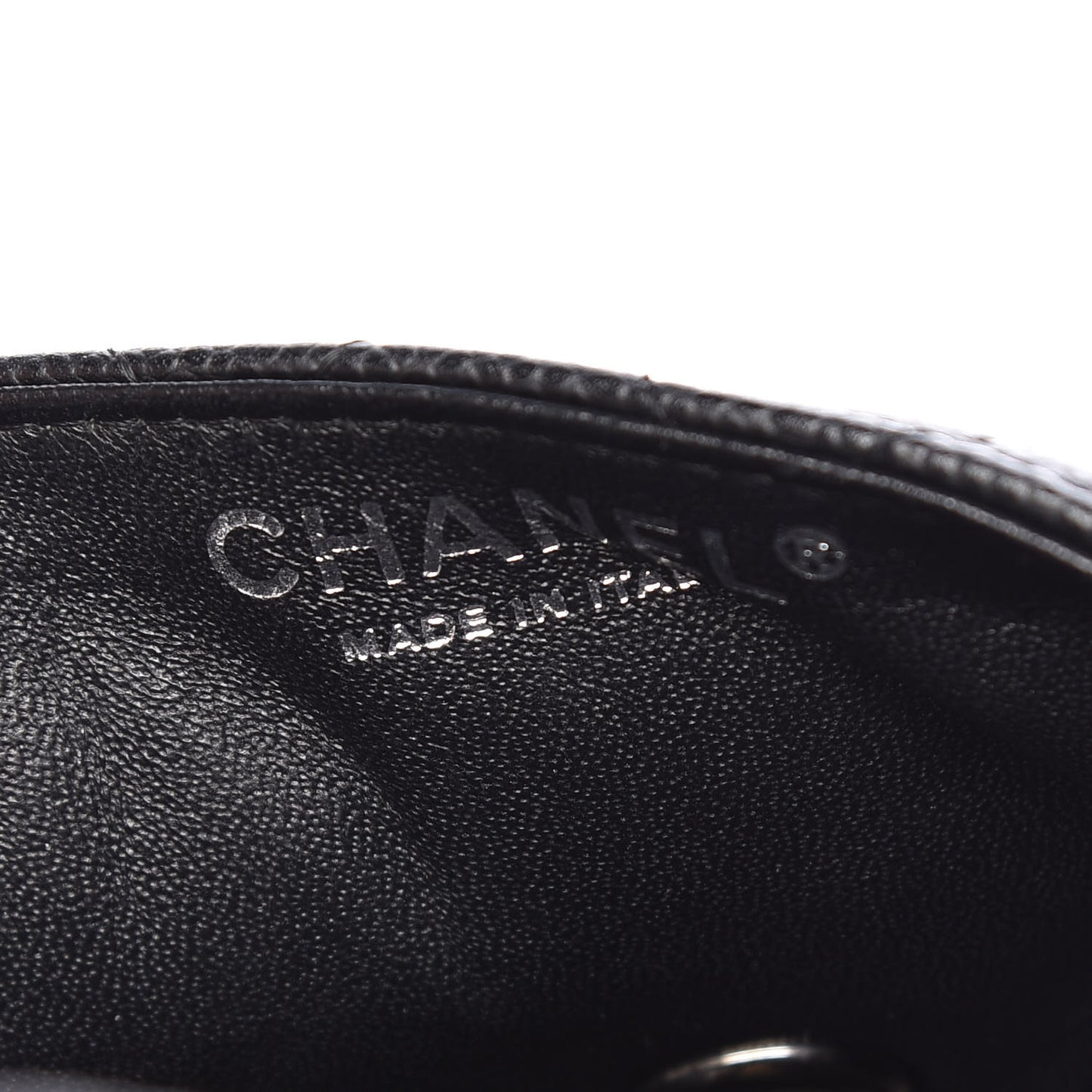 Caviar Quilted East West Flap Black