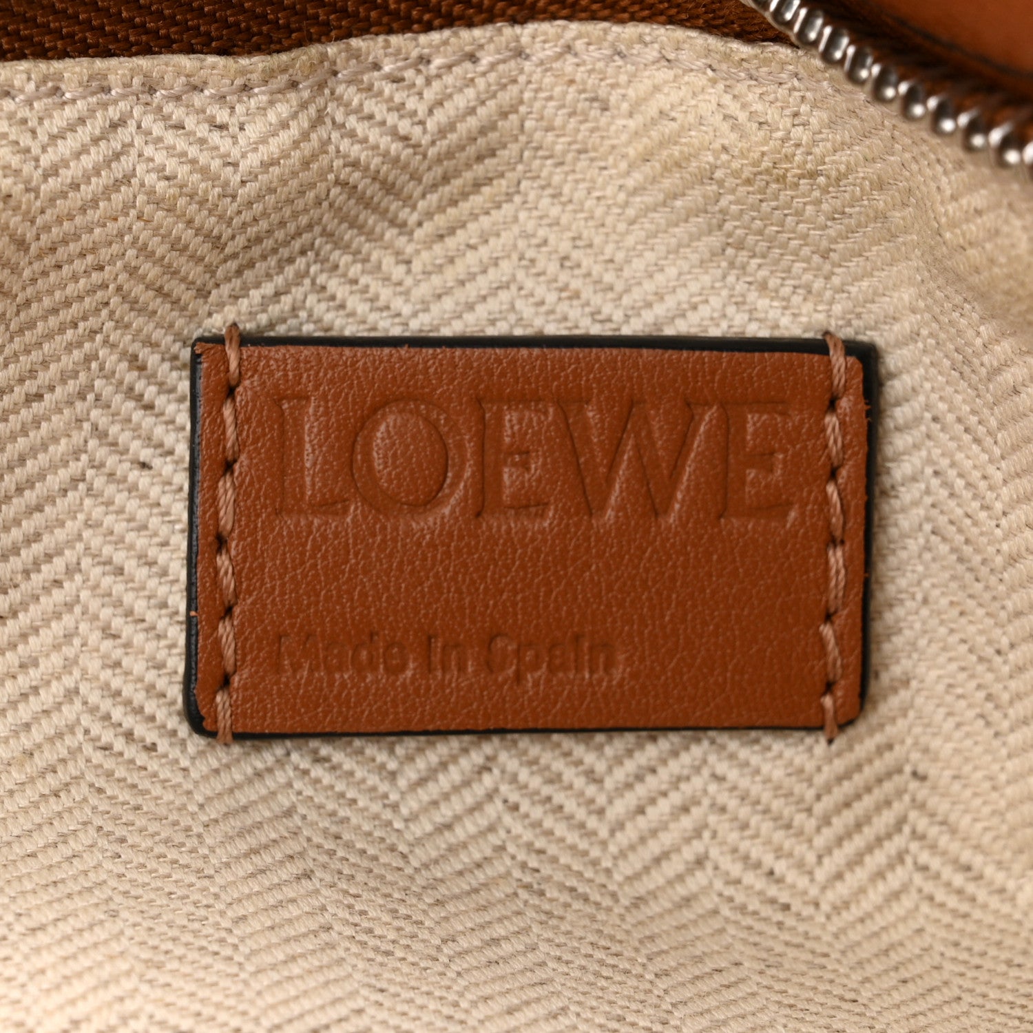 Loewe Calfskin Small Puzzle Bag Tan 6 of 12