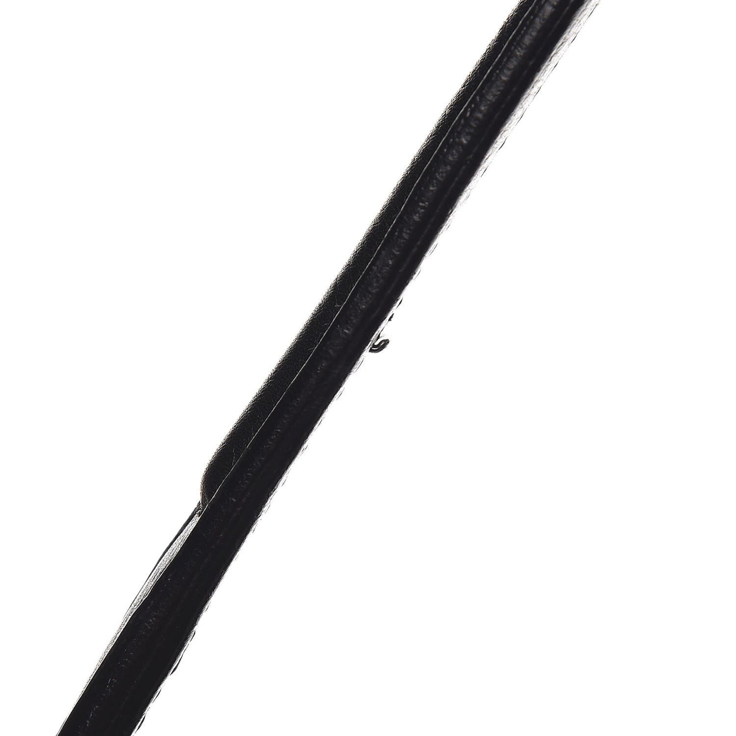 Calfskin Canvas Large Muse Two Black