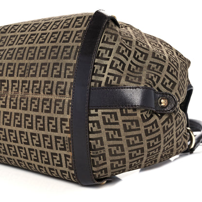 Fendi Zucchino Shoulder Bag Tobacco 8 of 9
