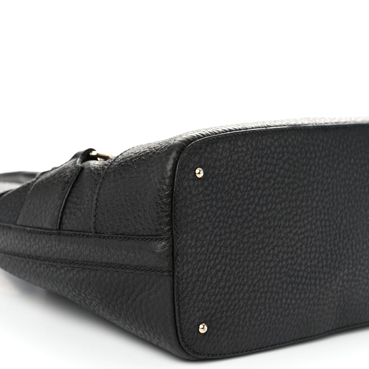 Calfskin Medium Hasler Tote Black