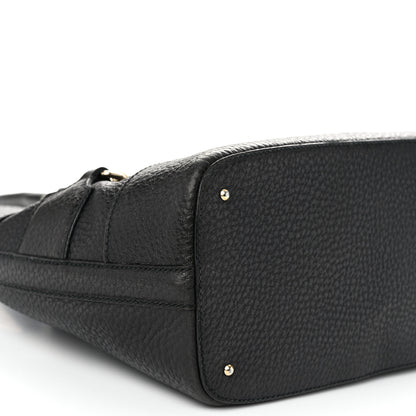 Gucci Calfskin Medium Hasler Tote Black 10 of 10