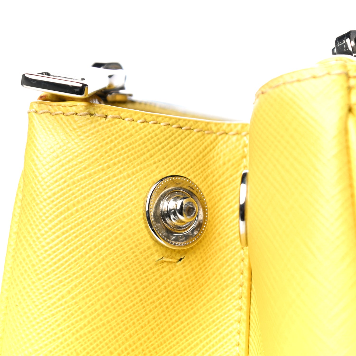 Prada Saffiano Small Galleria Double Zip Tote Soleil 12 of 12