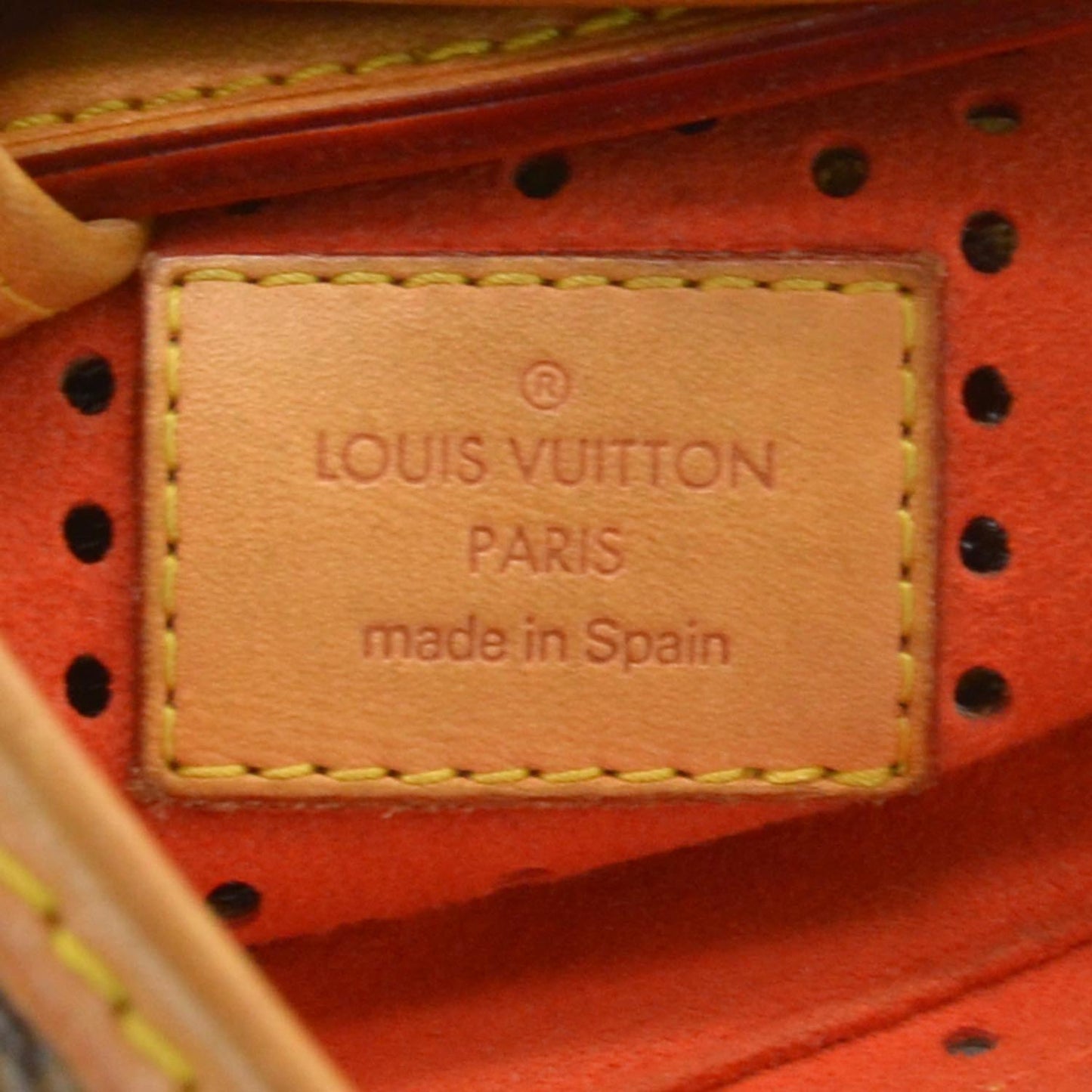 Monogram Perforated Musette Orange